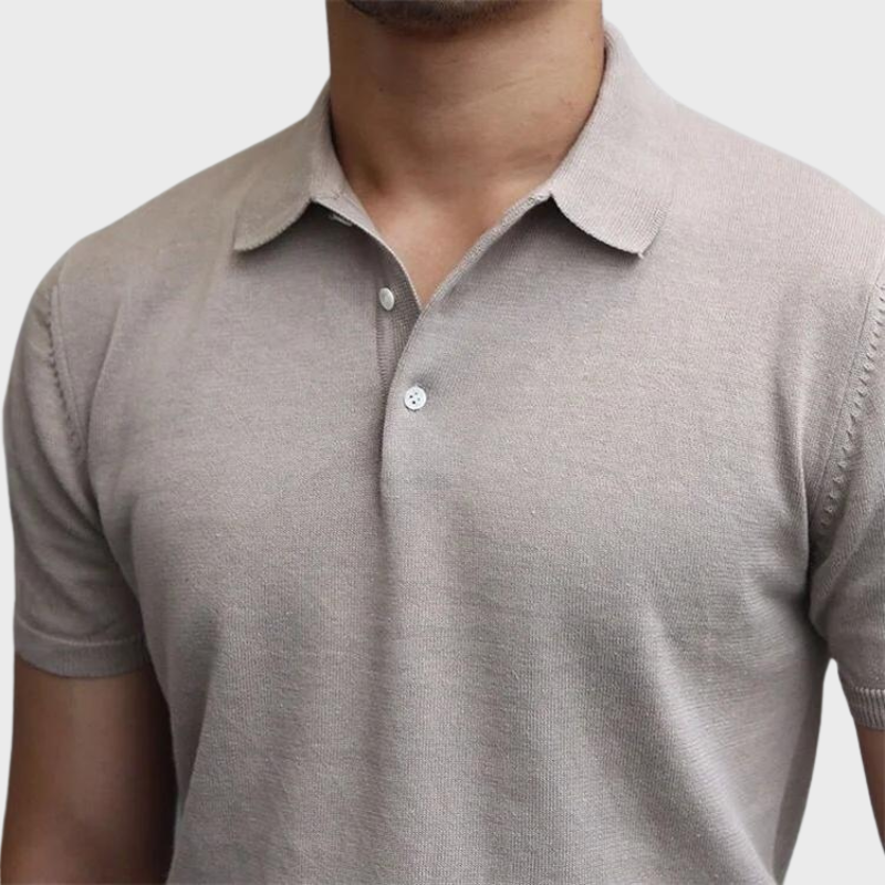 Heren Polo Shirt Klassieke Witte Stijl Bernardo