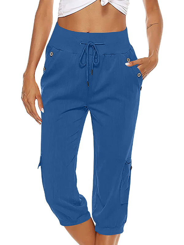 Dames Joggingbroek Elastisch met Zakken Sportief Comfortabel