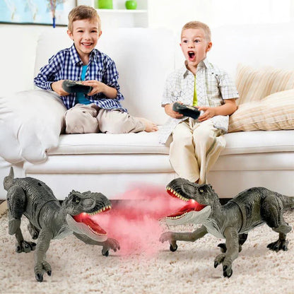 Bestuurbare Prehistorische Speeldino met Mistfunctie – Bewegende Robot Dino voor Kinderen – Oplaadbaar met Afstandsbediening – Dinosaurus Speelgoed met Geluid en Lichteffecten