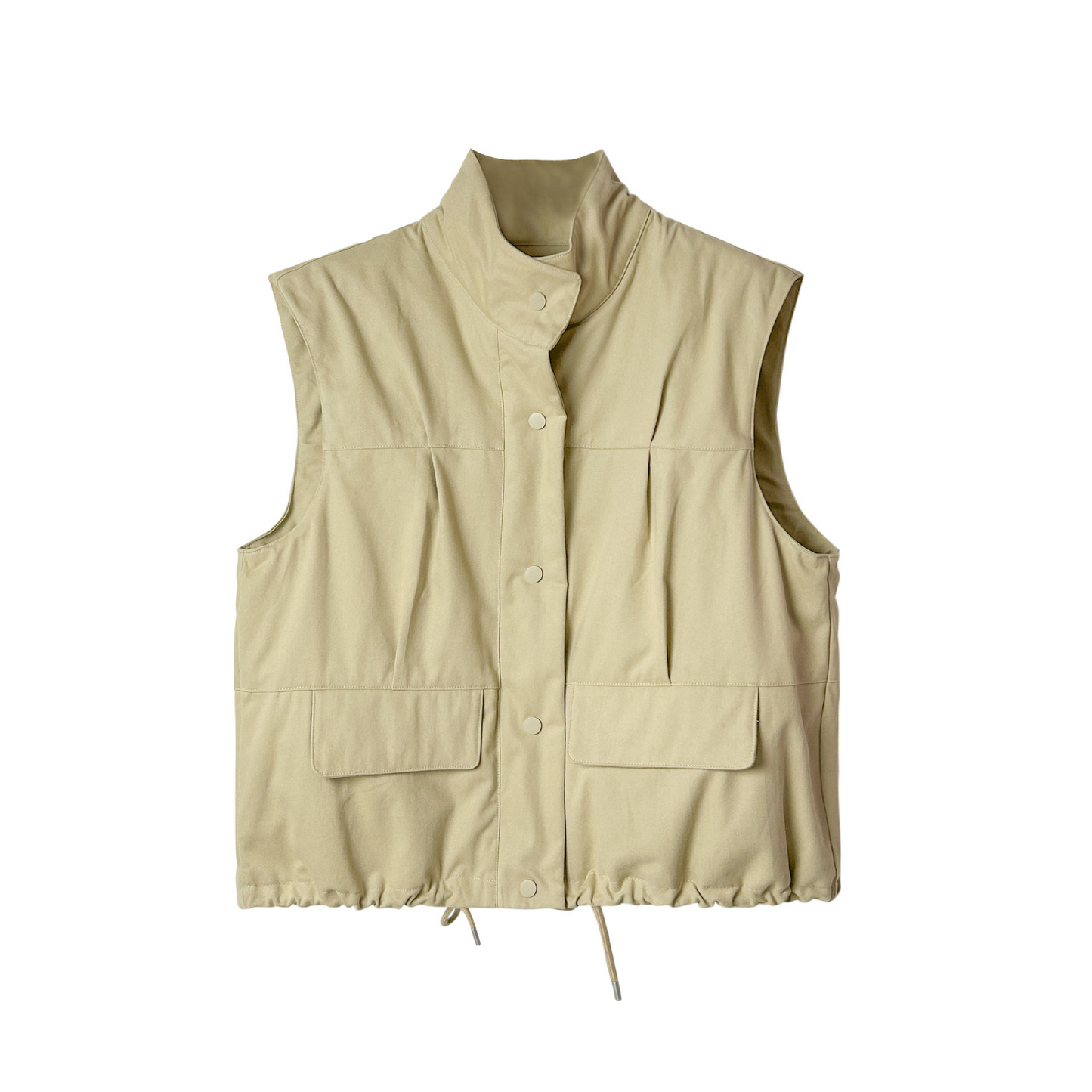 Donzen Vest Gewatteerd Comfortabel Warmer Voorjaarsjas