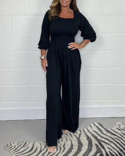 Katoenen Jumpsuit Tijdloos Comfy voor Vrouw