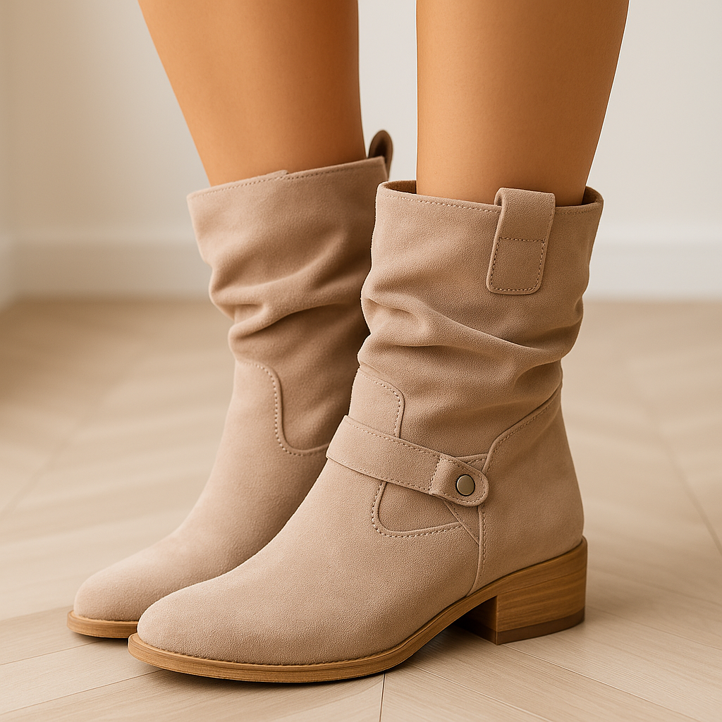 Suede Laarsjes Modieus Comfortabel voor Vrouwen - StudioMarella