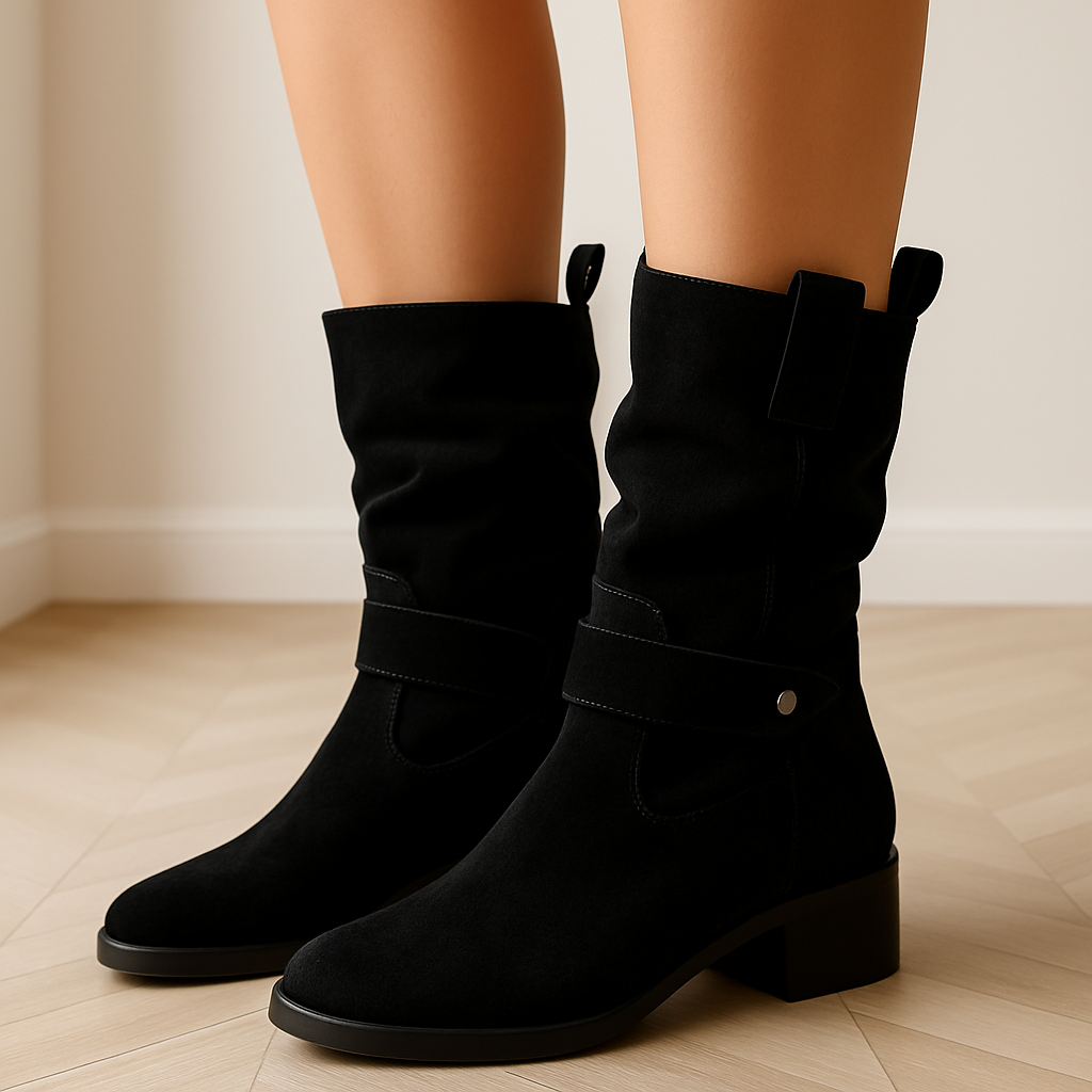 Suede Laarsjes Modieus Comfortabel voor Vrouwen