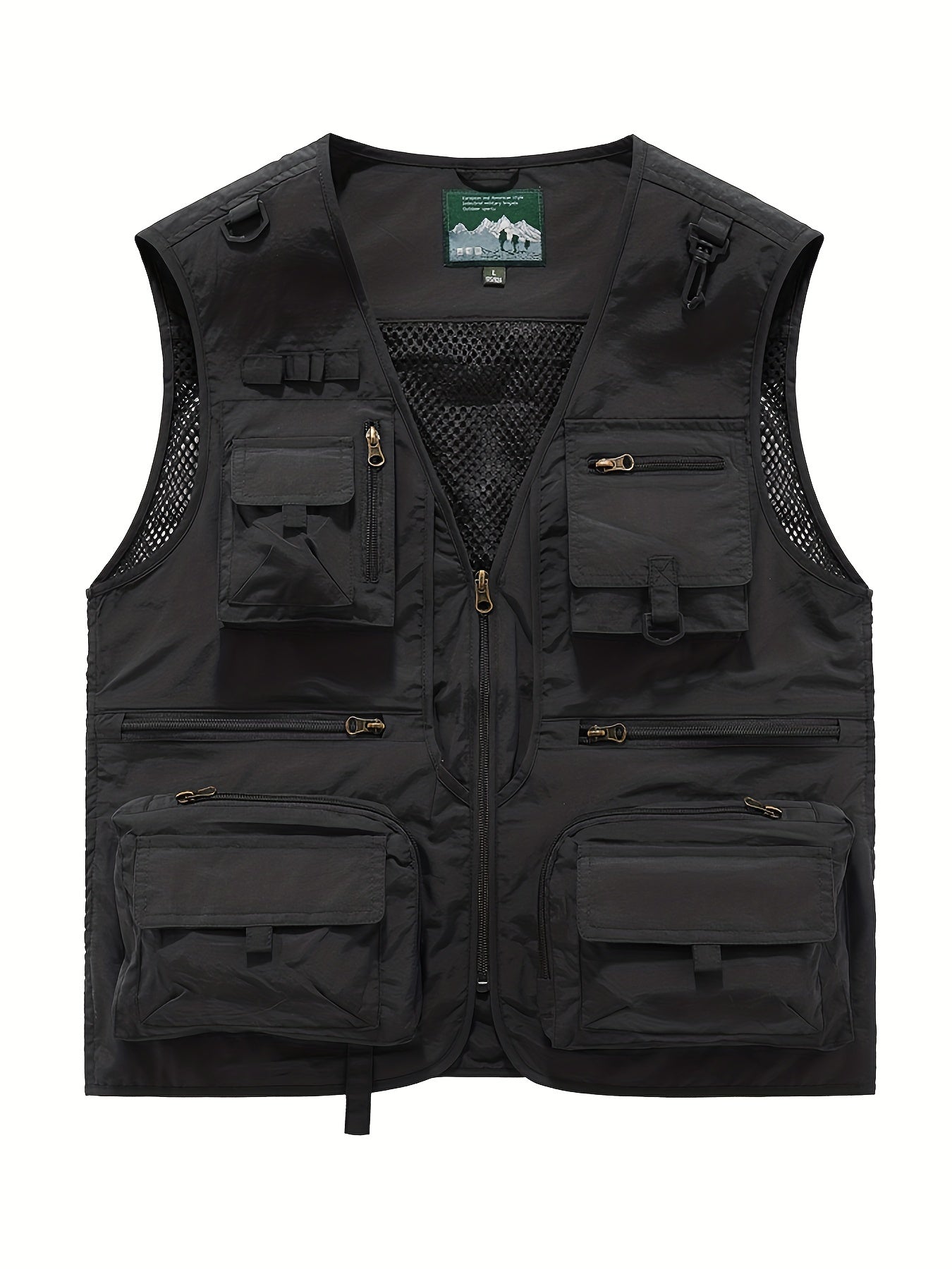 Dunne Heren Gilet met Ritszakken