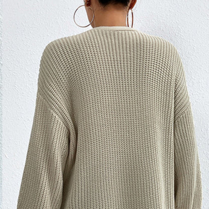 Rode Gebreide Cardigan Zacht voor Vrouw