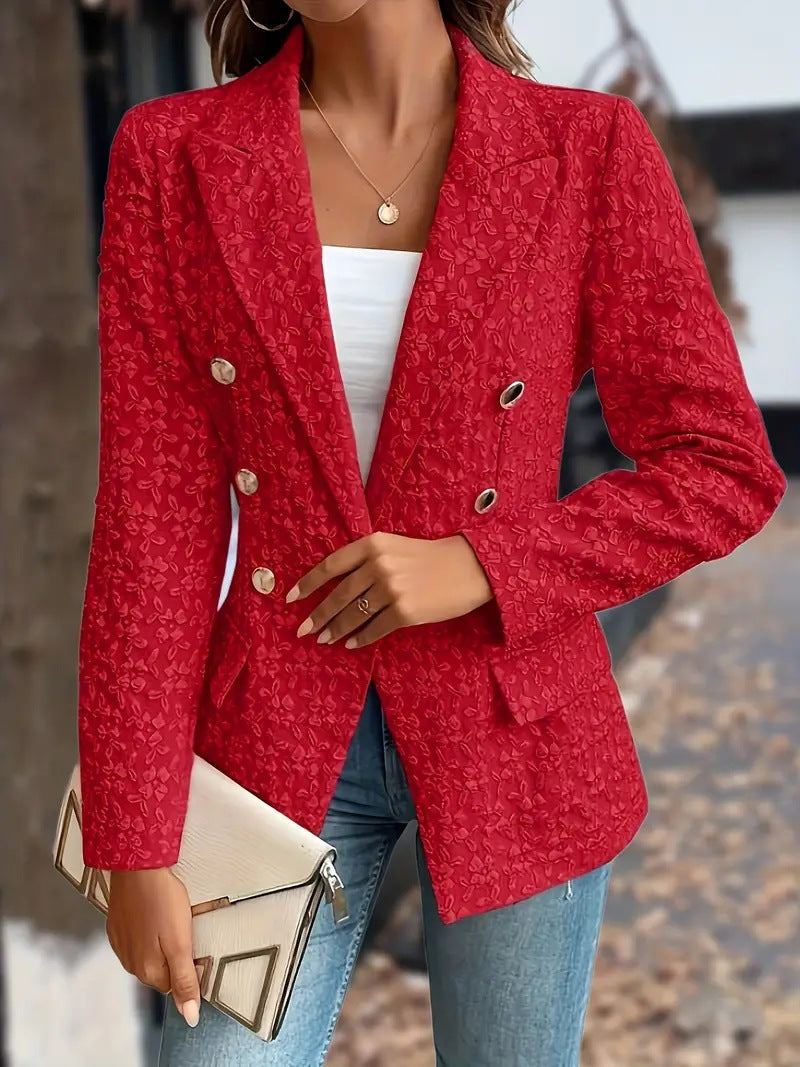 Dames Blazer Double Breasted Stijlvol Maatwerk Jassen