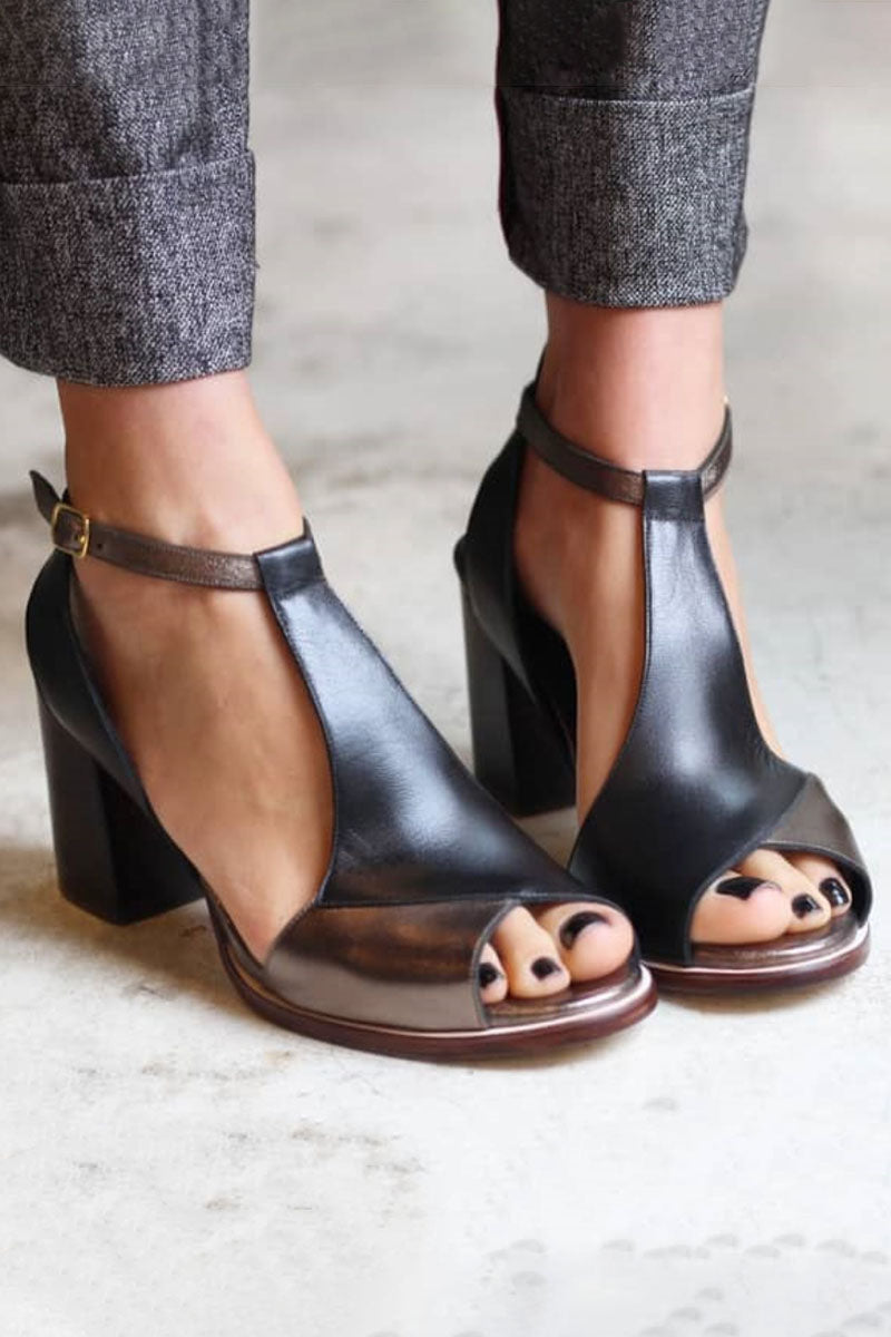 Dames Elegante Avondsandalen Open Hak