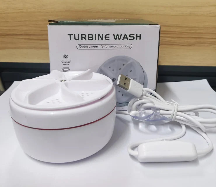 Draagbare USB Mini Wasmachine voor Onderweg | Compacte Wasoplossing voor Ondergoed en Klein Textiel | Handige Reiswasmachine