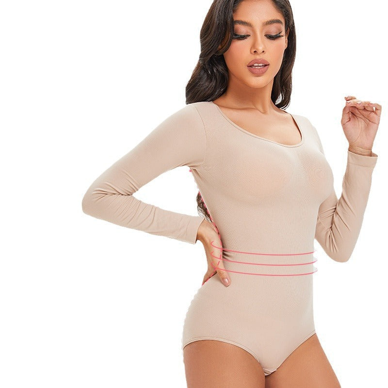 Dames Shapewear Correctie Body Lange Mouwen Slank