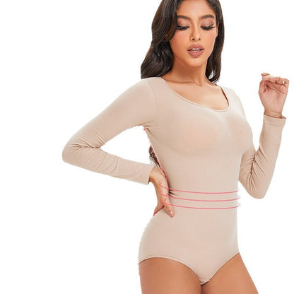 Dames Shapewear Correctie Body Lange Mouwen Slank