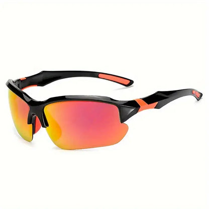 Sportieve Zonnebril met Gepolariseerde Glazen voor Fietsen en Hardlopen Zomer 2025 - UV-Bescherming Lichtgewicht Frame Unisex Outdoor Sport Eyewear