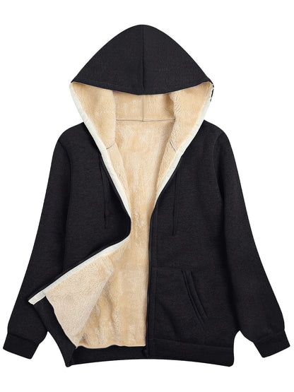 Dames Zip-Up Jas Comfortabel Warm en Waterdicht - StudioMarella