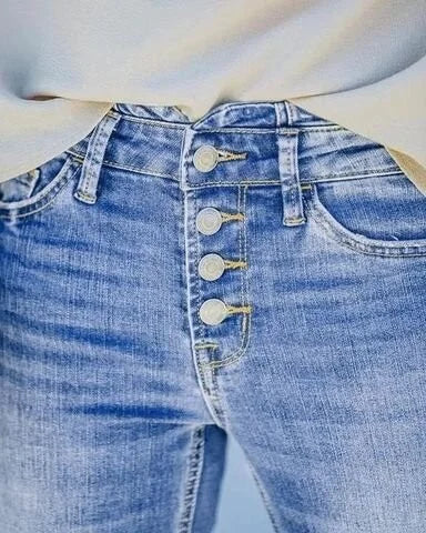 Dames Jeans Comfortabele Stretch Broek