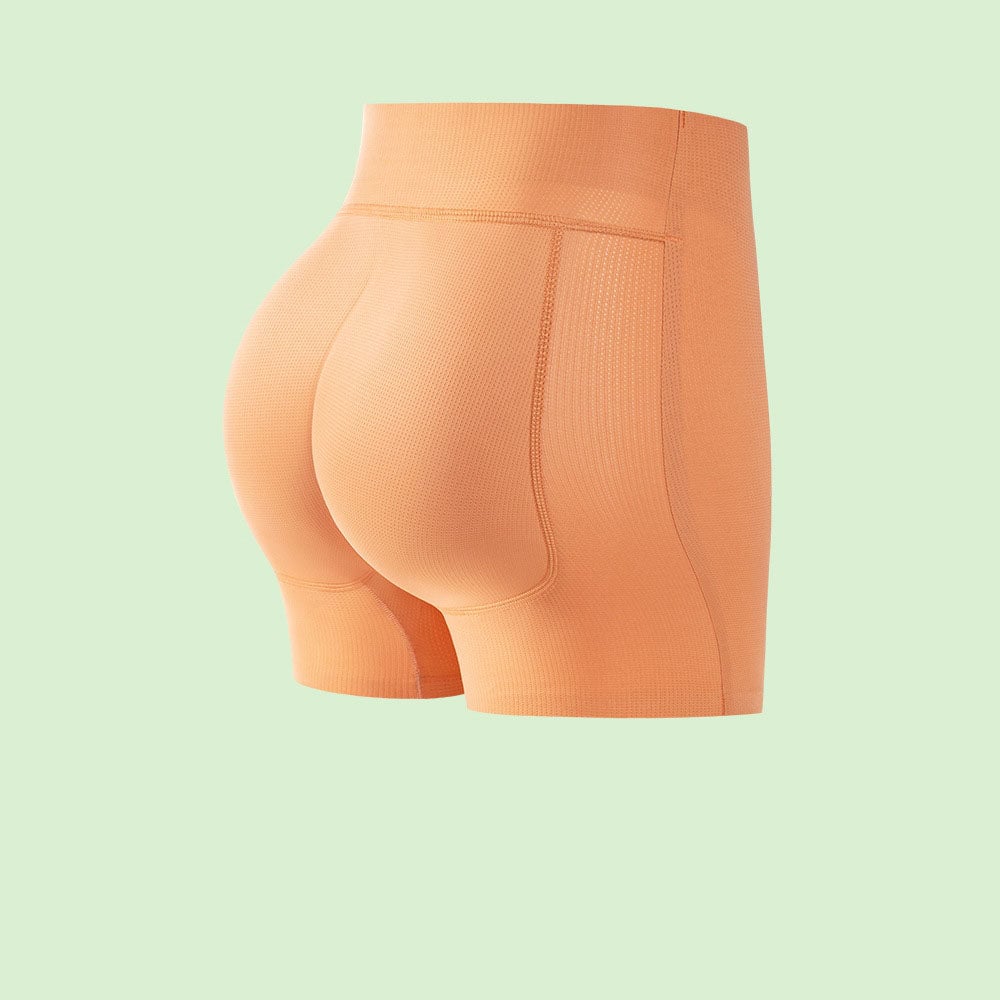 Corrigerende Shapewear Shorts met Push-Up Effect en Hoge Taille voor Bilvergroting