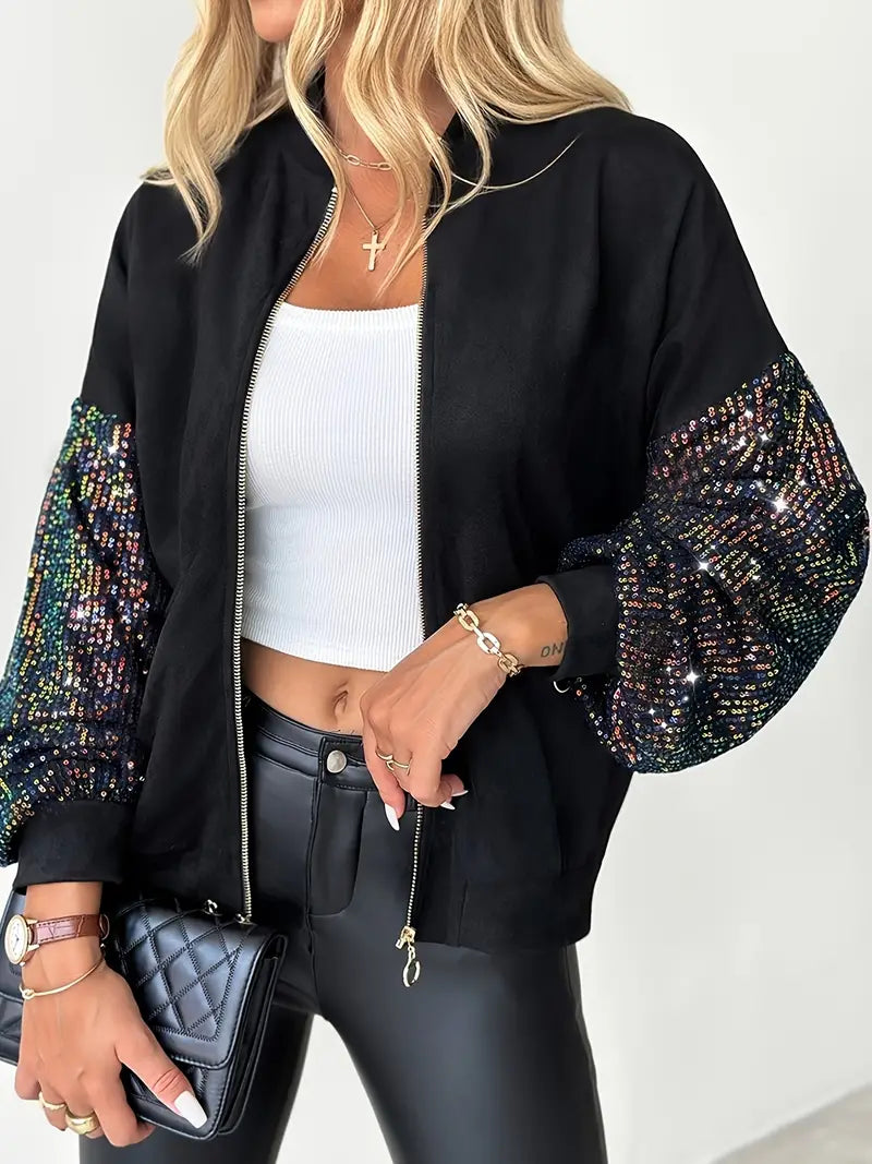 Glitter Damesjack met Pailletten - StudioMarella