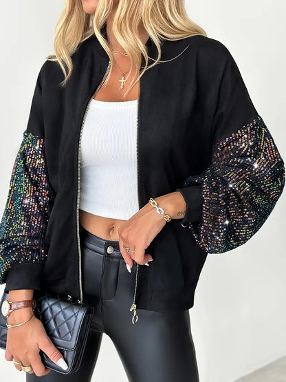 Glitter Damesjack met Pailletten - StudioMarella