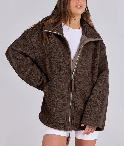 Dames Fleecejas Warm en Zacht voor Winter