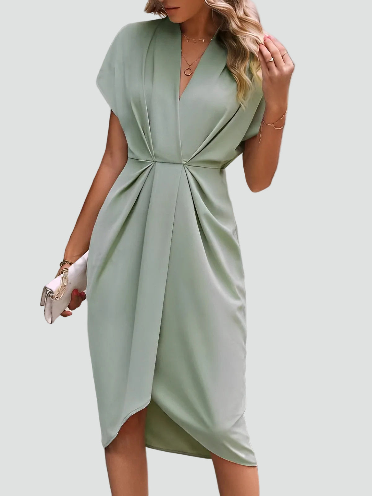 Dames Wikkeljurk Zacht Comfortabel Elegante Pasvorm