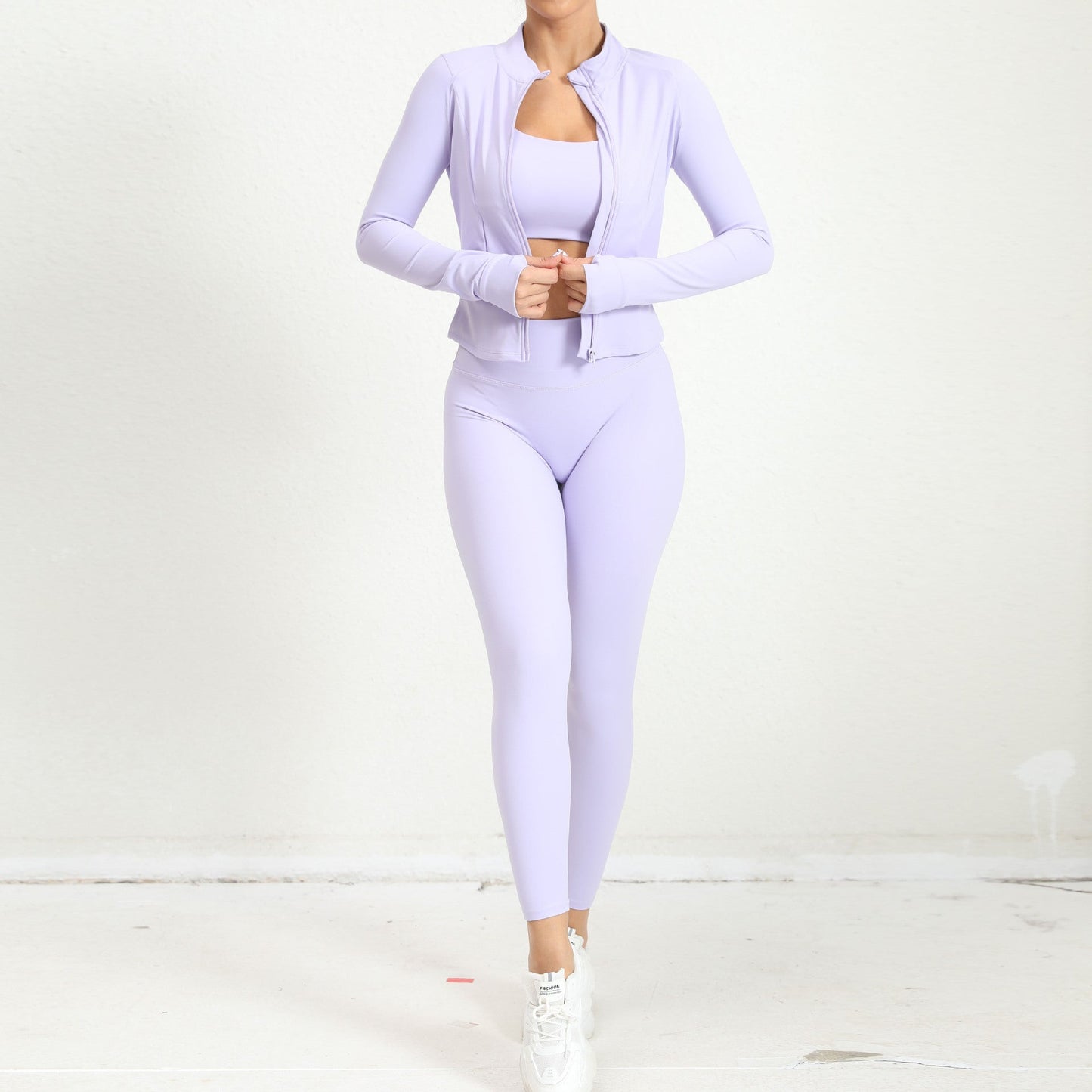 Dames Sportoutfit 3-Delig Comfortabel Sportkleding