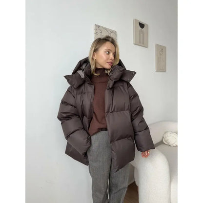 Dikke Winterjas voor Vrouwen Warm en Oversized