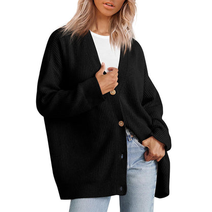Dames Vest Gebreid Zacht met Knopen Elegante Look