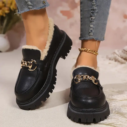 Dames Kettingloafers van Katoen Comfortabel en Stijlvol