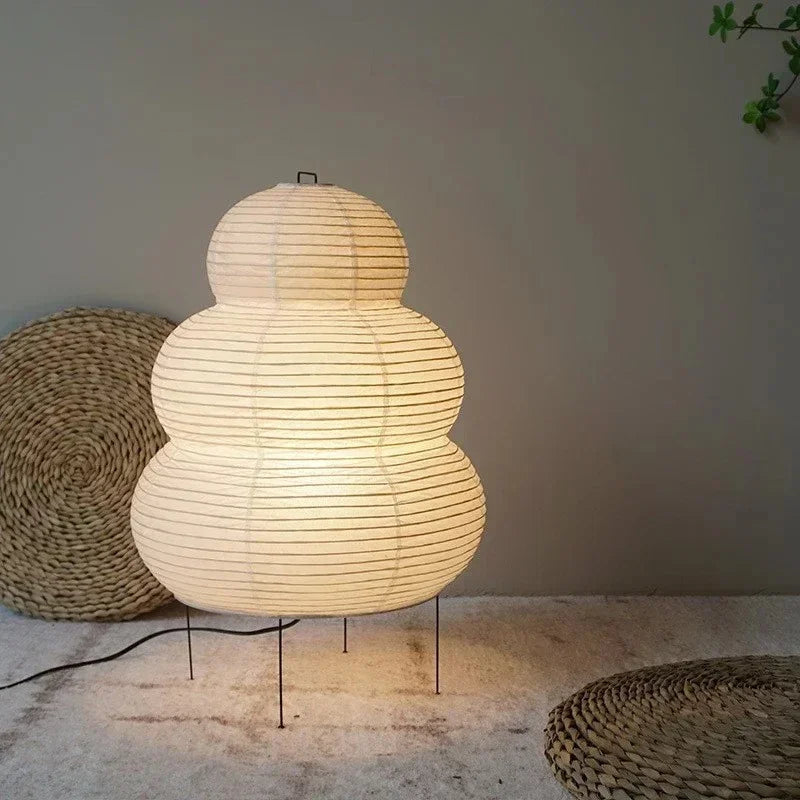 Vloerlamp Rijstpapier Japans Design Wit 40cm Sfeerverlichting Woonkamer Slaapkamer