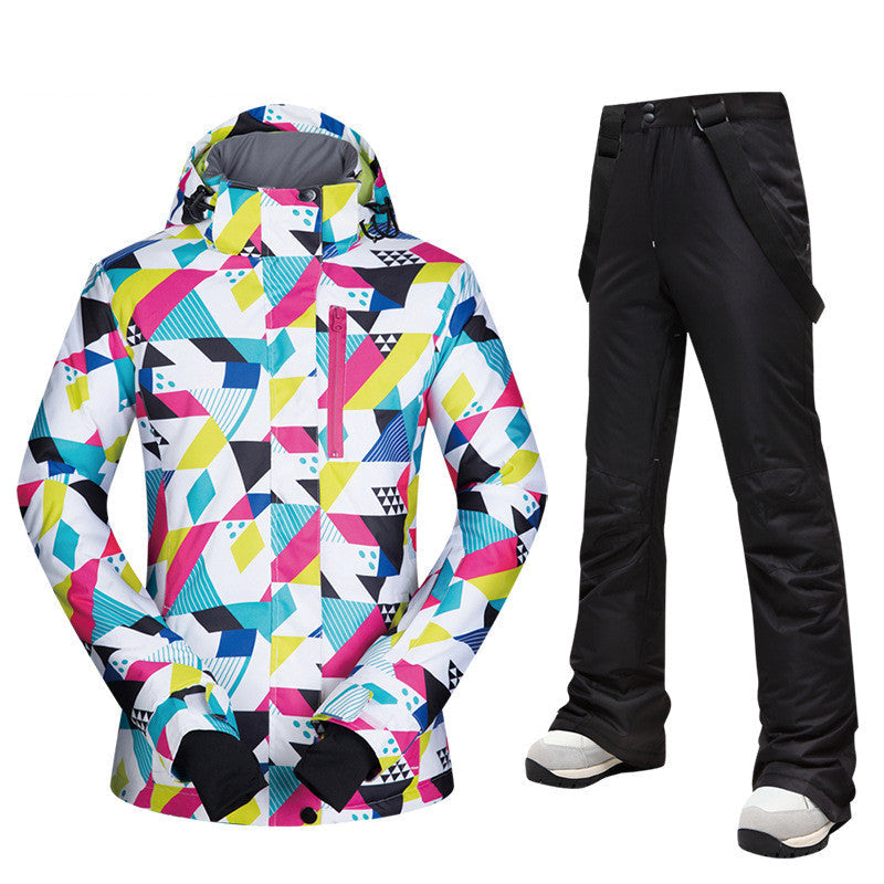 Dames Ski Pak Waterdicht 2-Delig Modern Design