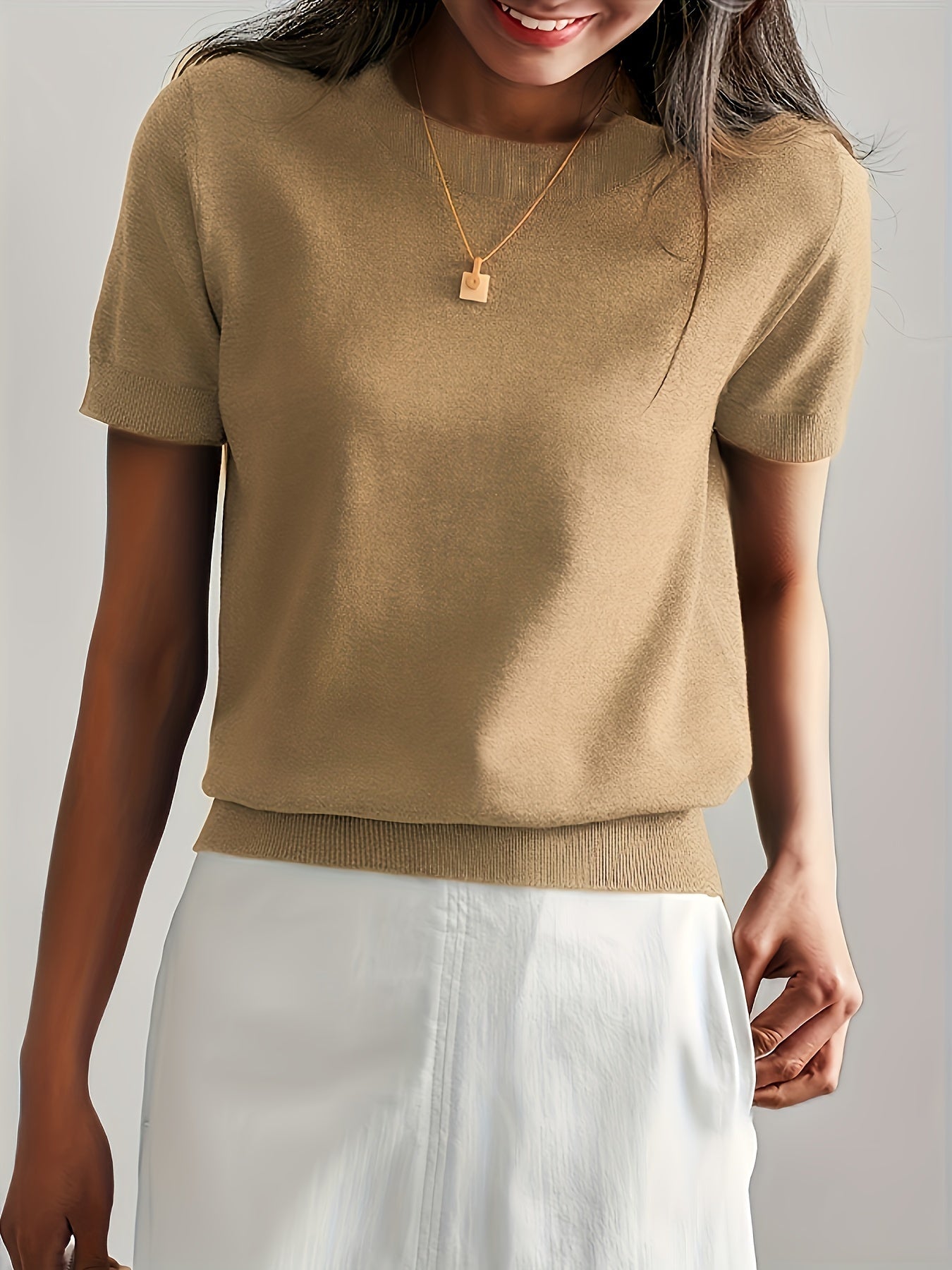 Dames T-Shirt Comfortabele Stijlvolle Top