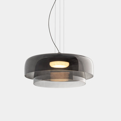 Hanglamp Glas Nordisch Design Gelaagd 1 2 3 Niveaus Oranje Groen Grijs Eetkamer Keuken Woonkamer Pendellamp Warm Licht LED Verstelbaar