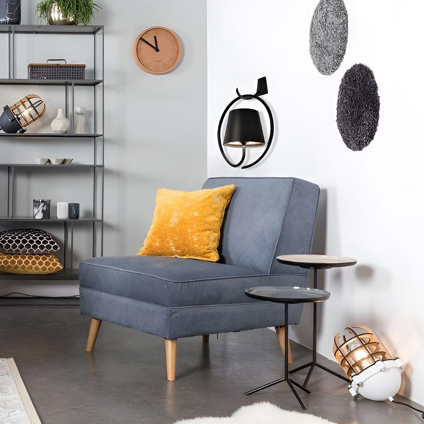 Hanglamp Draadloos Oplaadbaar LED Retro Metaal Zwart Wit Pendellamp Modern