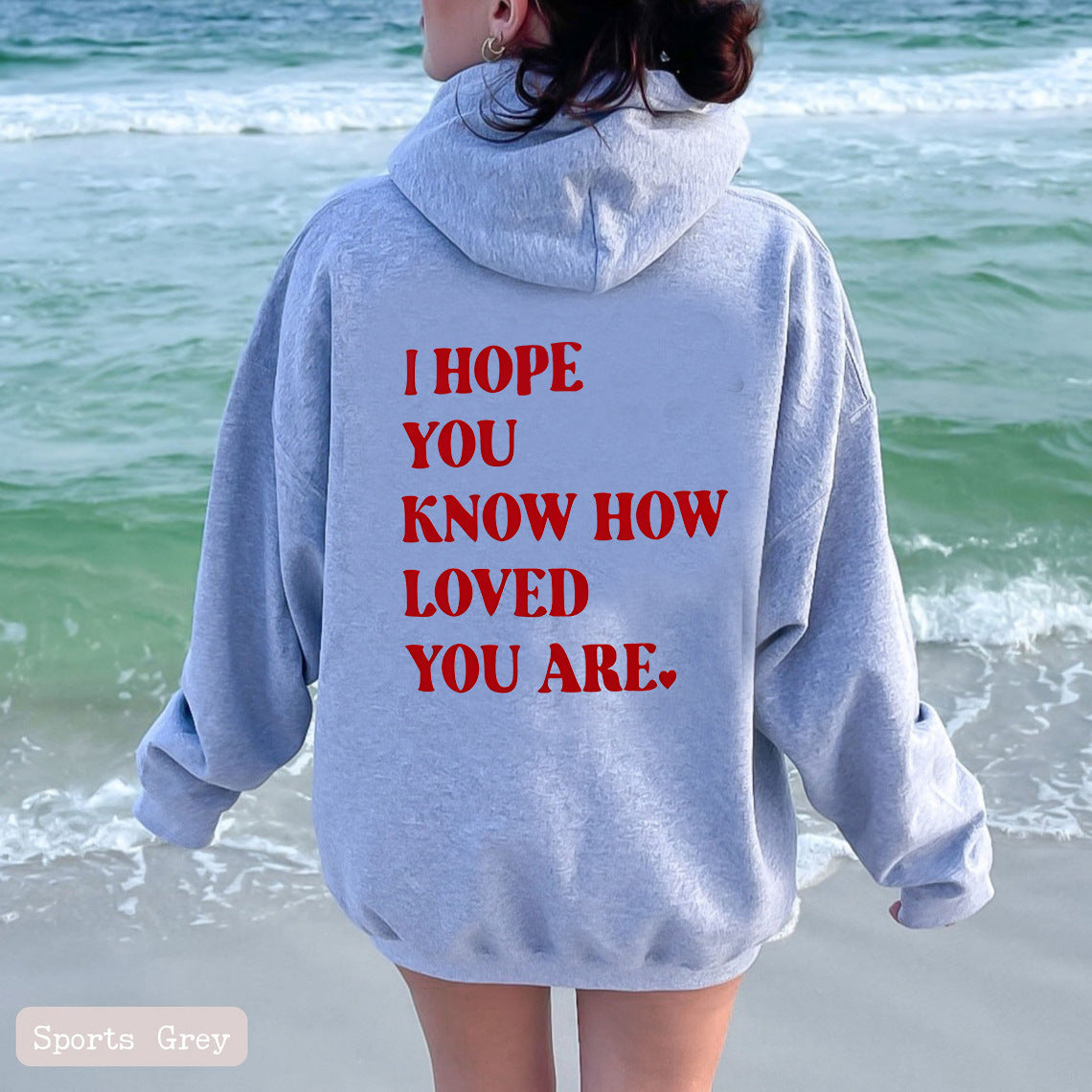 Dames Hoodie Zwart met Self Love Print Trendy Design