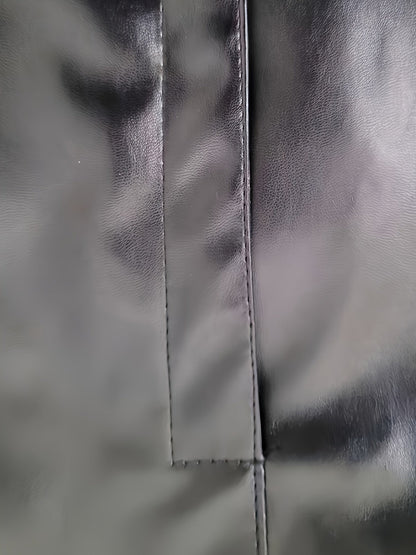 Leren Jas Elegant Zwarte Heren