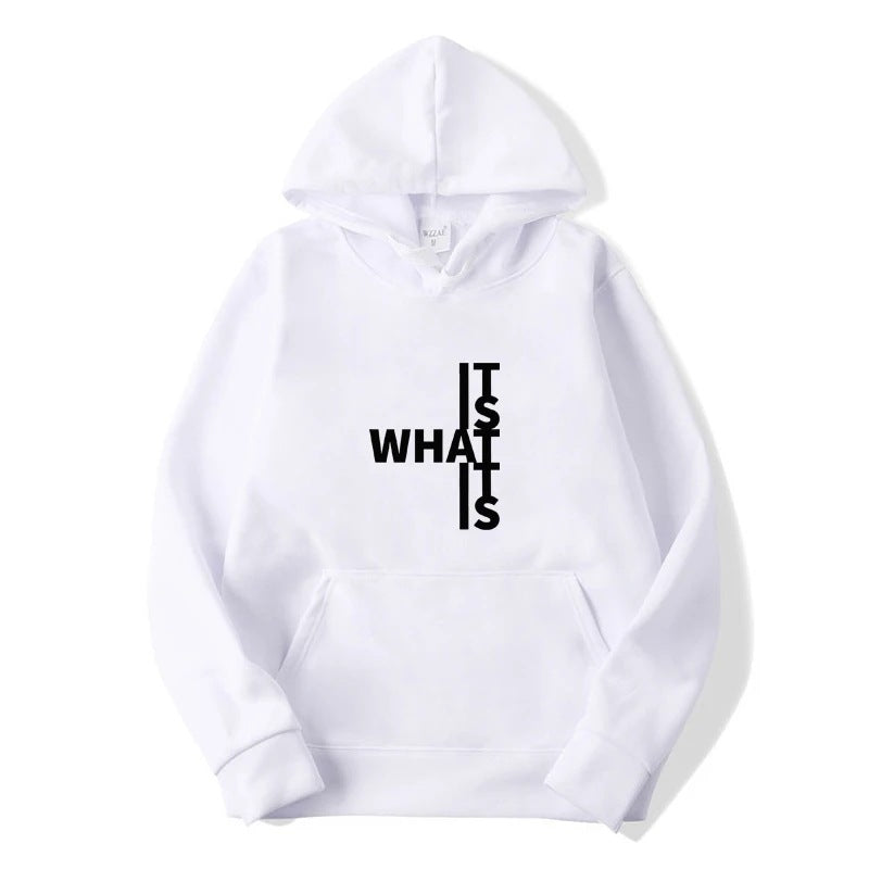 Dames Hoodie Met Leuke Tekst Print Zacht en Warm