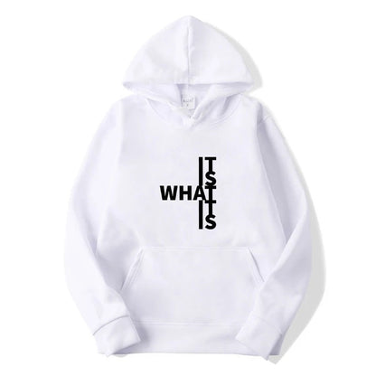 Dames Hoodie Met Leuke Tekst Print Zacht en Warm