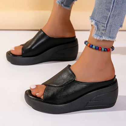 Orthopedische Sandalen Wit voor Dames met Hoge Hak