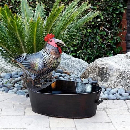 Waterfontein Dierfiguur Polyresin Met Pomp Tuin Terras Buiten