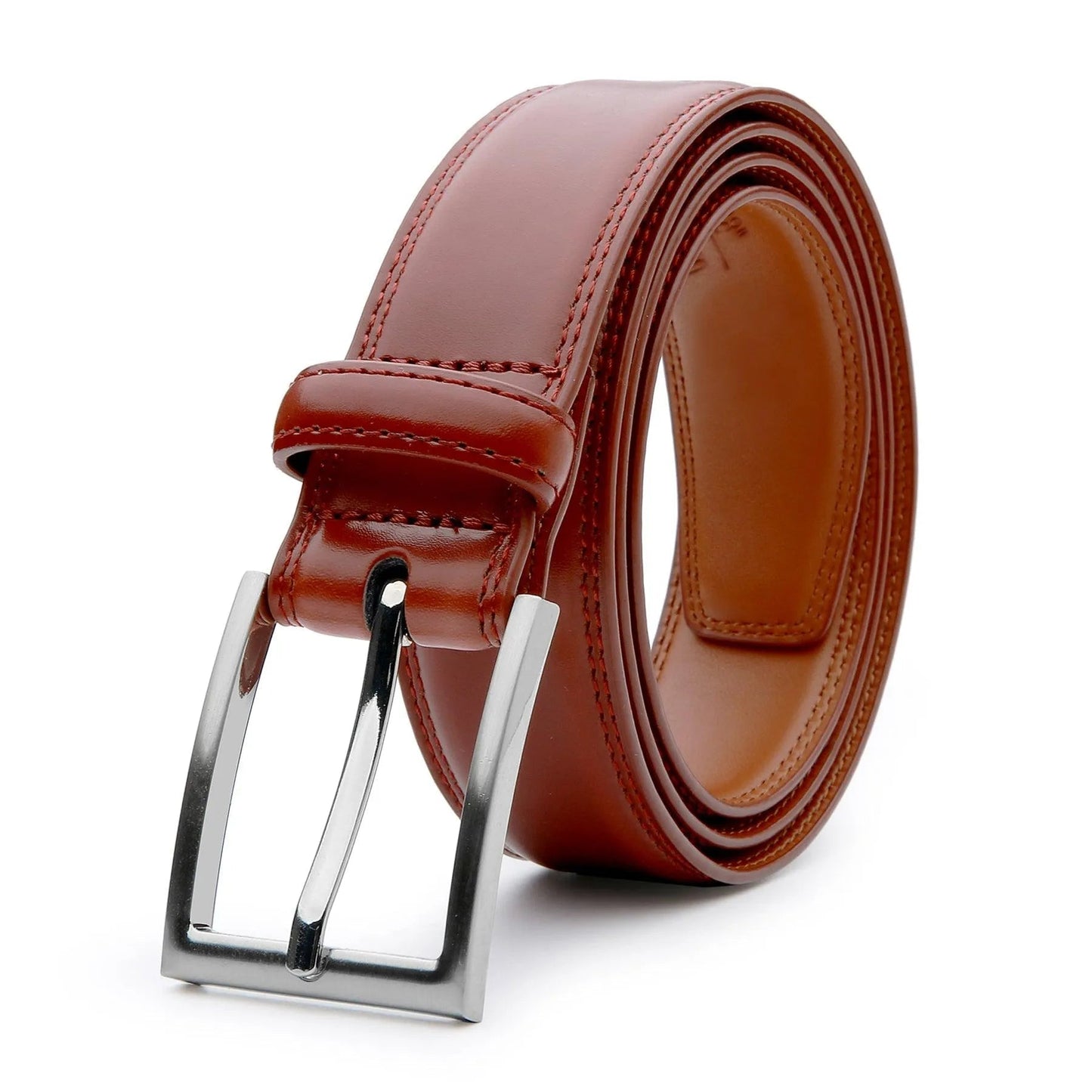 Leren Riem met Klassieke Gespsluiting voor Mannen en Vrouwen – Premium Kwaliteit in 7 Kleuren