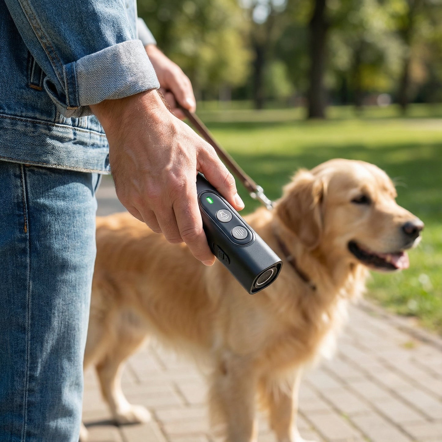 Ultrasoon Trainingsapparaat voor Honden Oplaadbaar | Compact en Draagbaar voor Dagelijks Gebruik Onderweg | Handsfree Hondentraining met Onhoorbare Hoogfrequente Signalen | USB Oplaadbaar