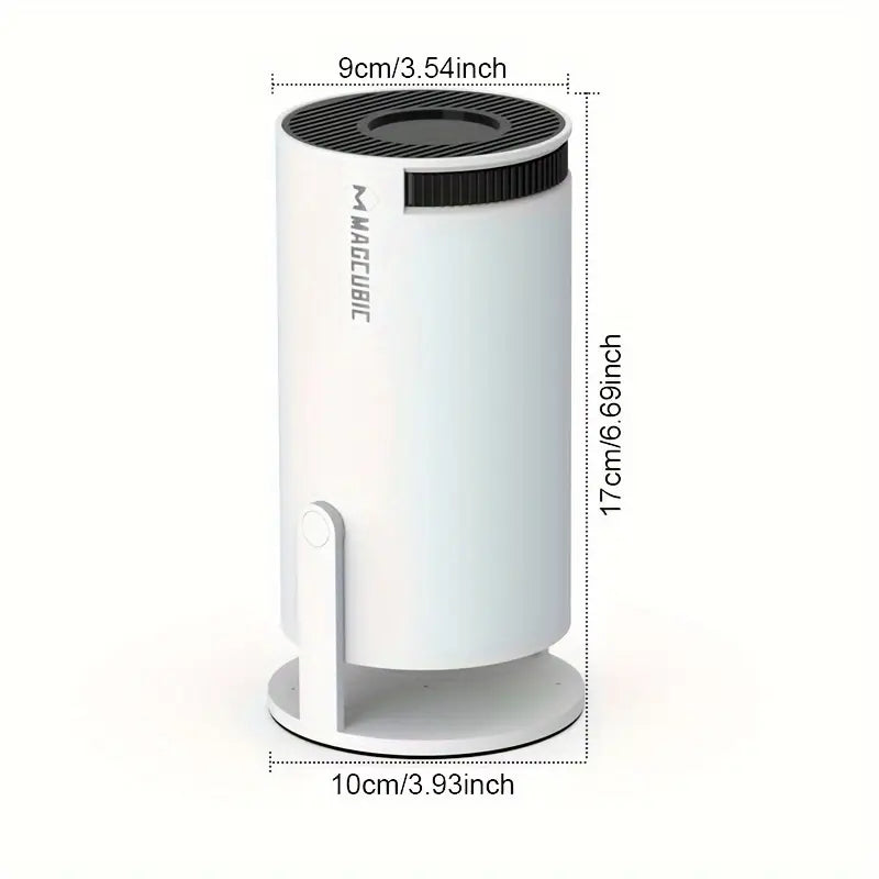 Compacte Mini Projector 4K Ultra HD met Draadloze Connectiviteit Beamer Thuisbioscoop Systeem Streaming Apparaat