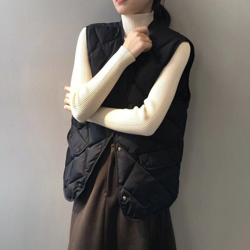 Dames Bodywarmer Gewatteerd Warme Jas