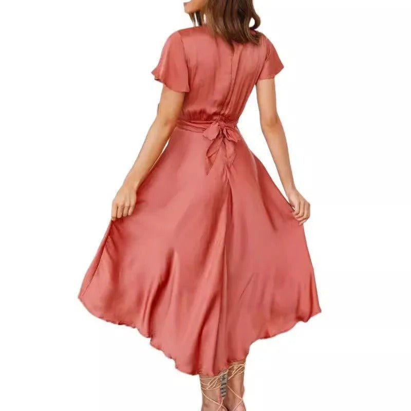 Midi Jurk Elegante Filippa Voor Vrouw