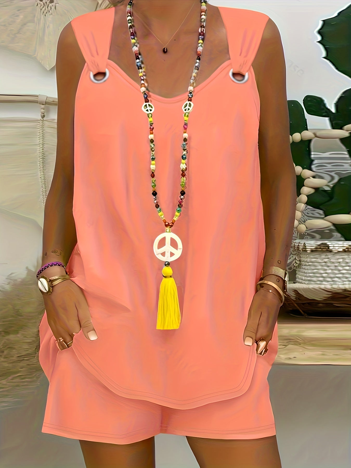 Zomerse Tweedelige Set Elegant Ivy Jurk