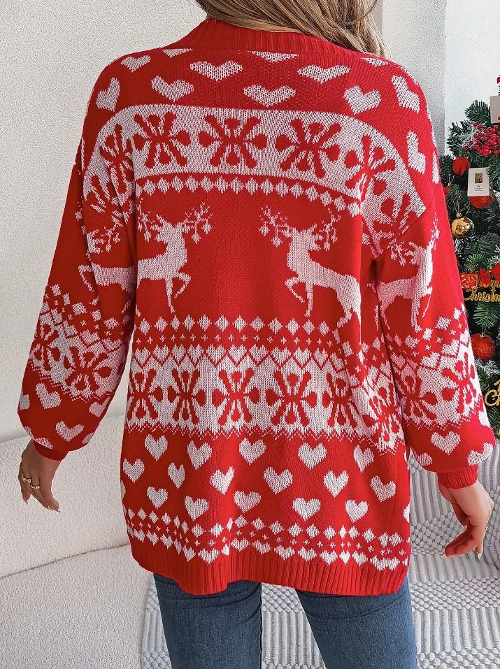 Kerstrui Gebreid Warme Kerstkleding