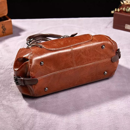 Leren Tassen Valentina Stijlvolle Handtas