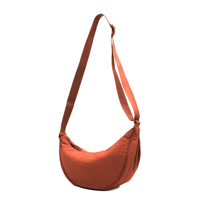 Halve Maan Schoudertas Kunstleer Elegante Damestas Crossbody Handtas Mode Accessoire Casual Dagelijks Gebruik