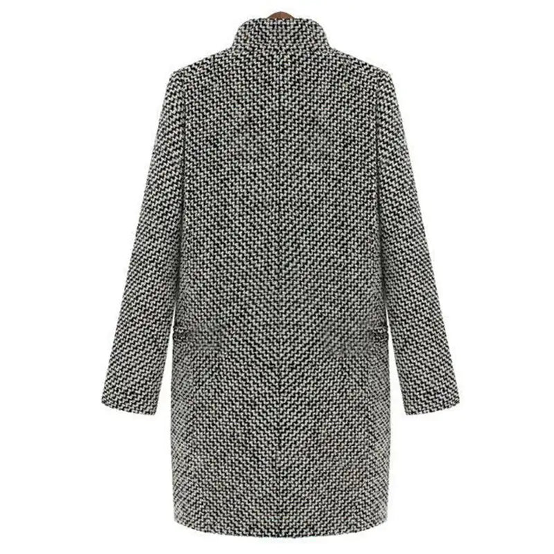 Bianca | Lange Zachte Jas van Zacht Materiaal