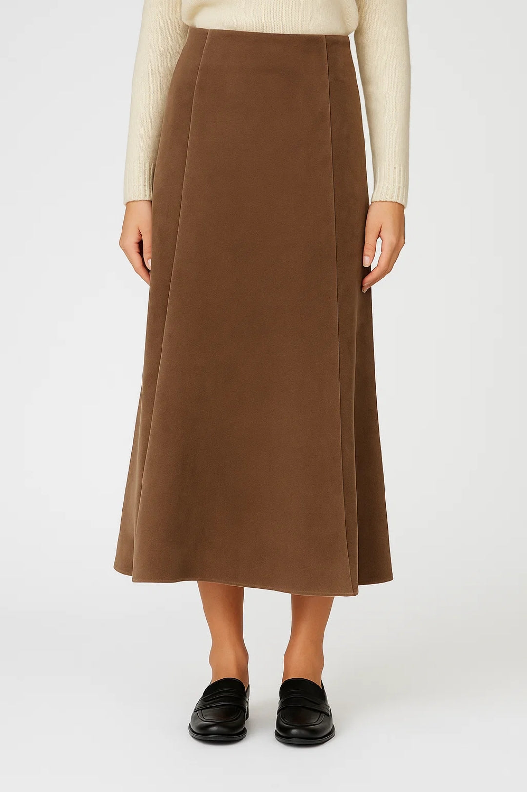Midi Rok A-Lijn Elegant Tijdloos Design