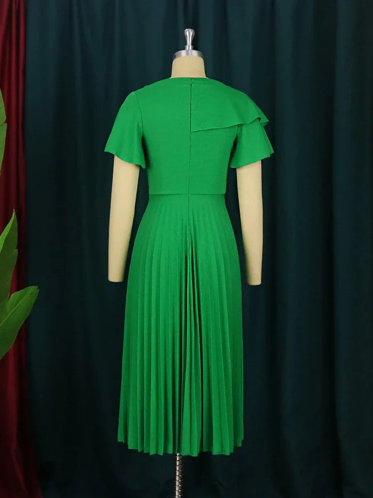 Midi Jurk Elegante Zomerjurk voor Vrouw