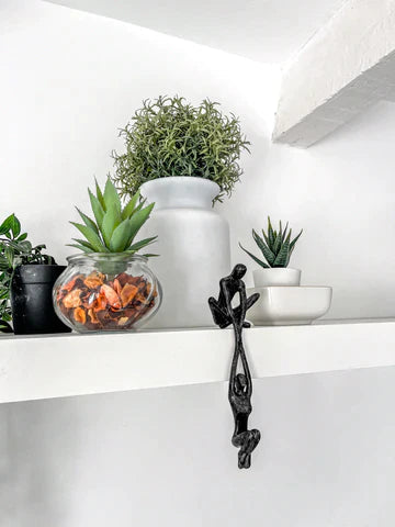 Decoratief Sculptuur Twee Figuren Kunsthars Liefde Verbondenheid Harmonie Modern Interieur Woonkamer Cadeau